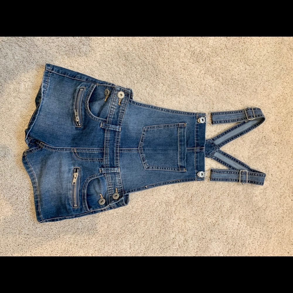 Forever 21 Girls Denim shortalls size 7/8